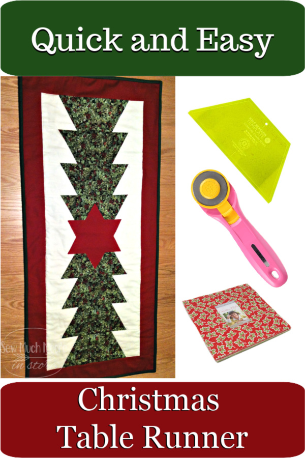 These came together so simply! These are such a fun and easy project! I just loved making one, so I had to make several more! Let's get started! #Easy #Patterns #Tutorial #Christmas #project #Fabric #TableRunner #DIY #Ideas #Basic #Quilt #HomeDecor #Quilting #Quilter #SewMuchMoore #SewMuchMooreInStore 