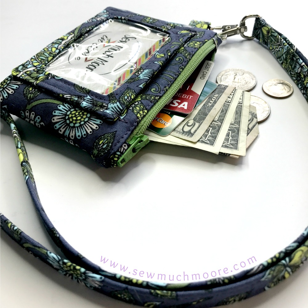 Deer Me Tula Pink ID Wallet with Lanyard