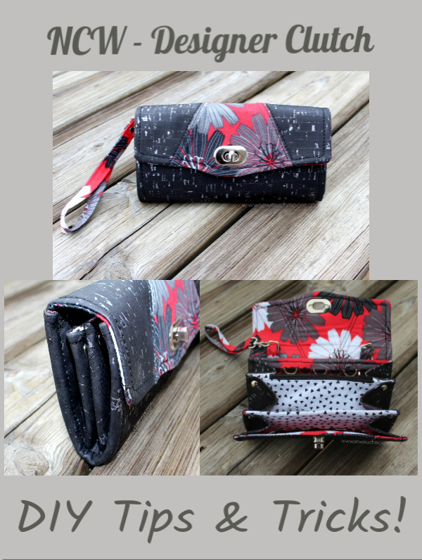 Check out my tips & tricks to make your own Necessary Clutch Wallet NCW. You will love this pattern and want to make lots of these for yourself and others! #NCW #NecessaryClutchWallet #DesignerWallet #Sewing #DIY #Ideas #Weekend #ToSew #HowToMake #MetalFrameWallet #DivaFrameWallet #Projects #ChristmasGifts #Fabrics #Totes #Bag #Handmade #Designer #Custom #Style #zippers #Purses #Fun #Design #SewMuchMoore #SewMuchMooreInStore