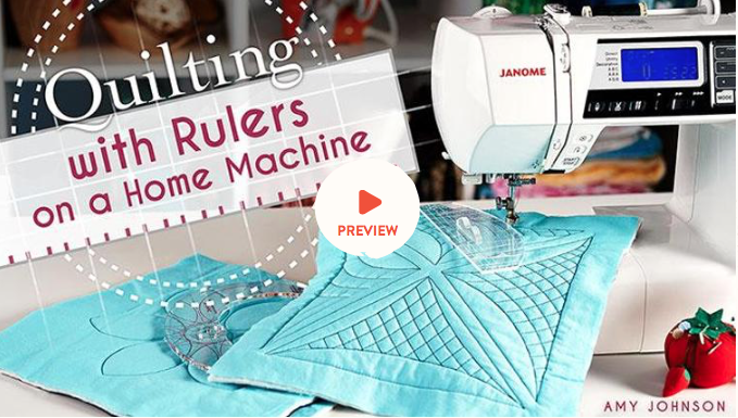 Quilting with Rulers on a Home Machine