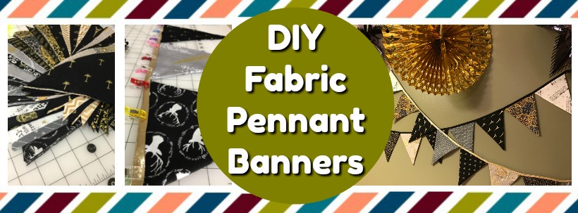 DIY Fabric Pennant Banners