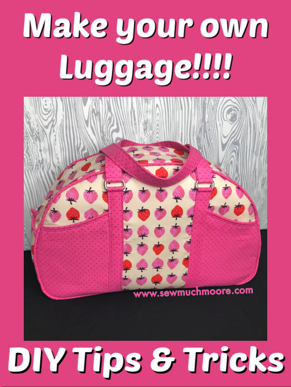 Check out these tips and tricks to make your own Betty Bowler Bag by Swoon Patterns. It's easier than you think! Video tutorial and pattern info #sewing #bagmaking #bettybowlerbag #sewingtutorials #sewing #tutorials #luggage