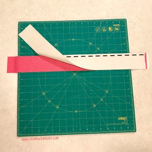 Churn Dash Quilt Block - Step 2