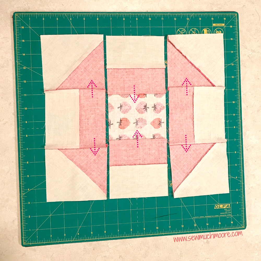 Churn Dash Quilt Block - Sew Much Moore