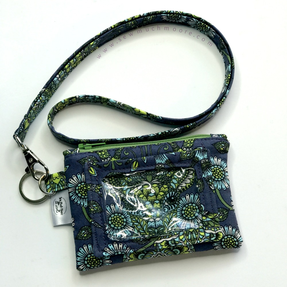 Deer Me Tula Pink ID Wallet w/ Lanyard Sew Much Moore