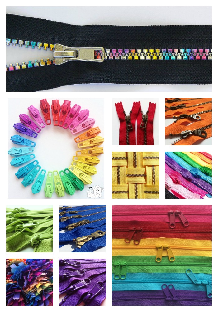 Zippers from Zipit are really the best source of zippers online. They have all sizes, colors and types! #zippers #sewing