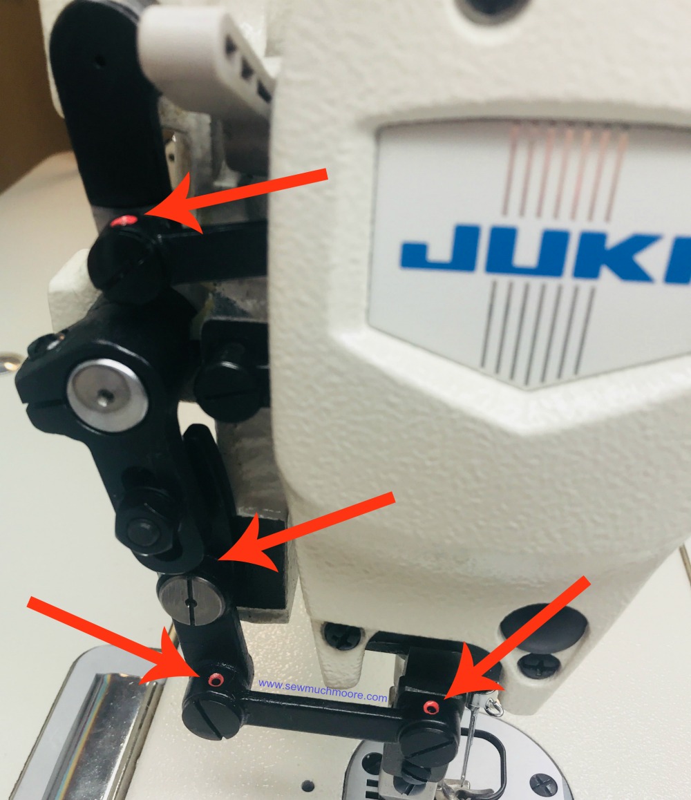 Industrial Sewing Machine Maintenance 4 Oil points