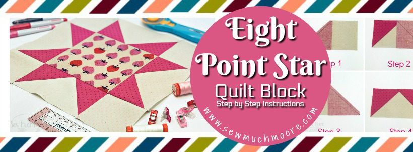 Eight Point Star Quilt Block WP Header