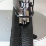 Industrial Sewing Machine - Sewing with Vinyl - Vinyl Purse Strap 7