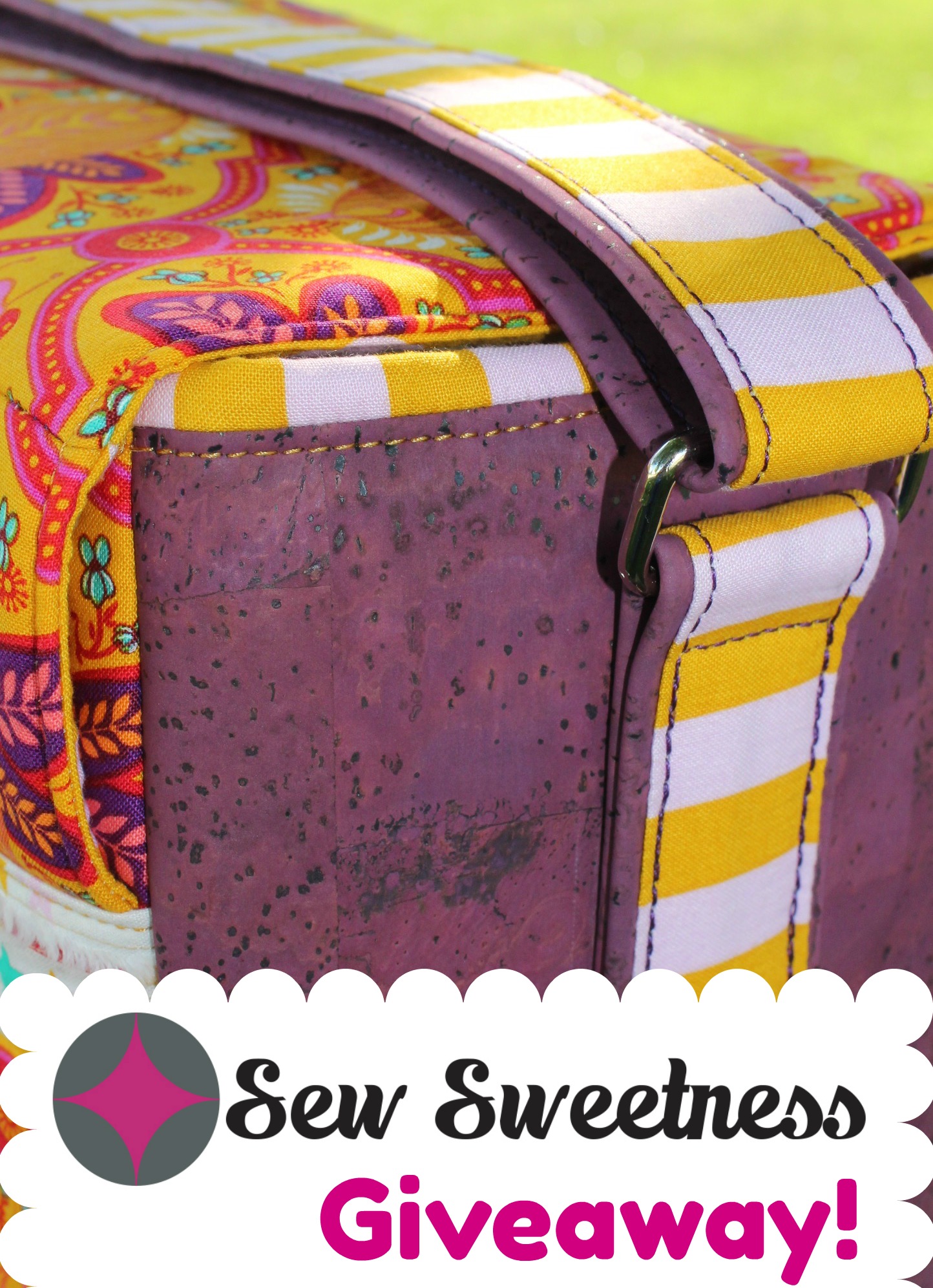 Sewing with Cork - Ansel Camera Bag - Sew Sweetness Giveaway