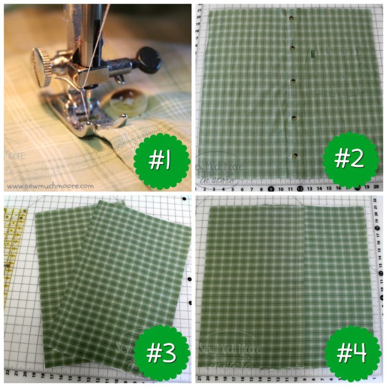 Make a Memory Pillow from a Men's Shirt Sew Much Moore
