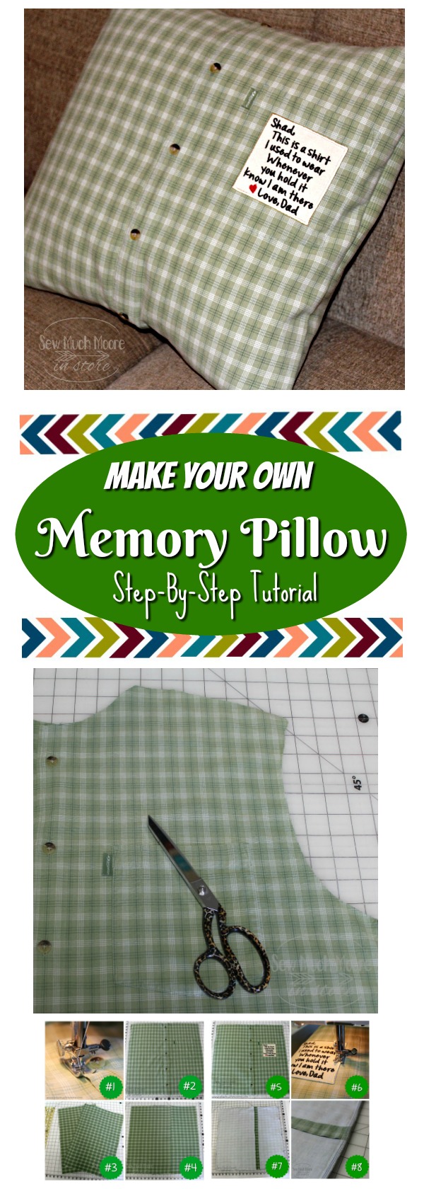 pillow made from shirt