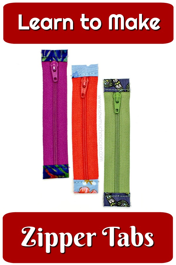 zipper tabs tutorial