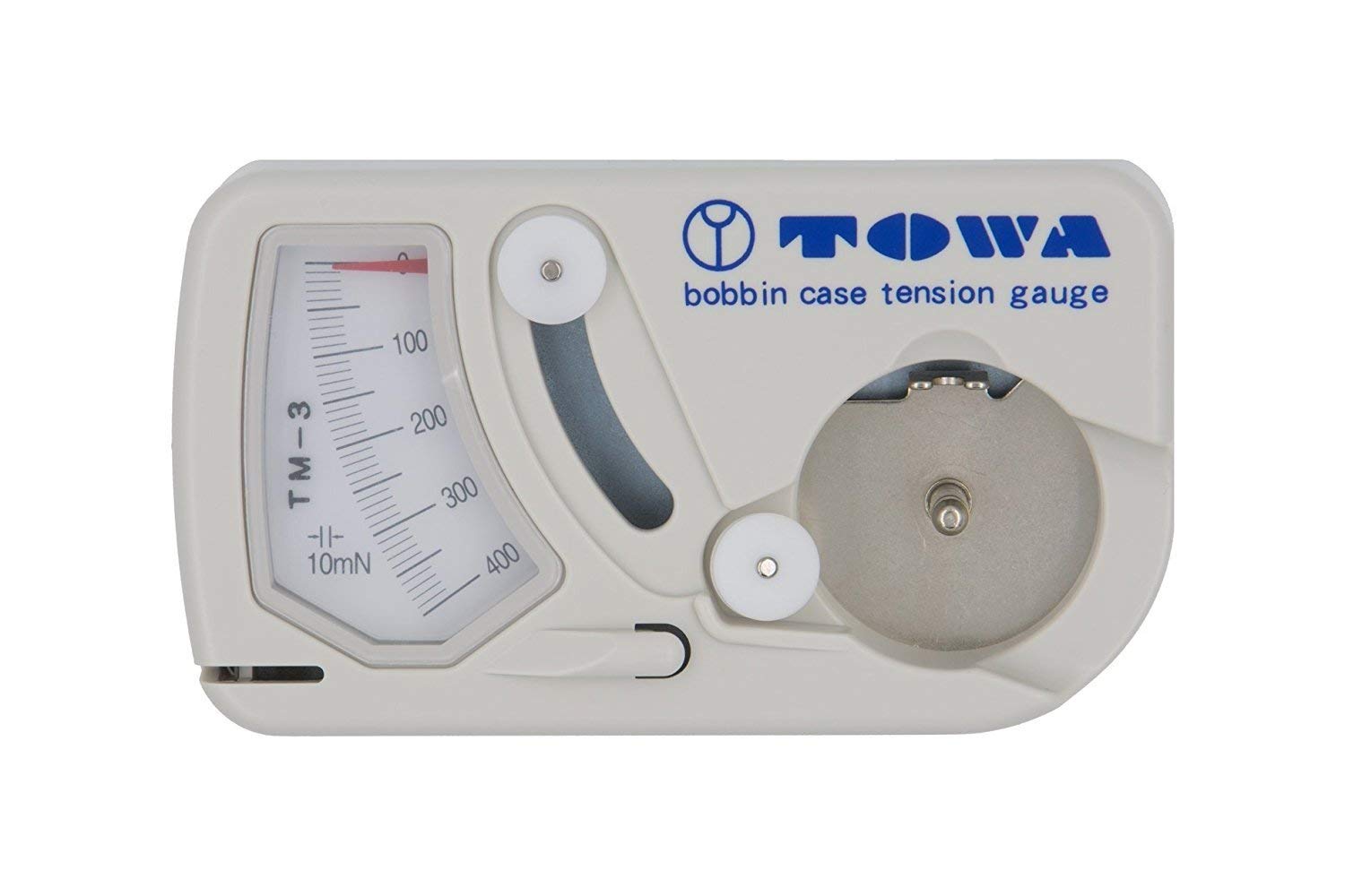 Achieving perfect thread tension is essential when sewing and quilting. This TOWA tension gauge will help!  Check out these tips and tricks and watch the video tutorial.  #forBeginners #Easy #ForTheHome #DIY #Sewing #troubleshoot #Beginner #simple #video #sewingmachine #quick #tutorial #SewMuchMoore #SewMuchMooreInStore 