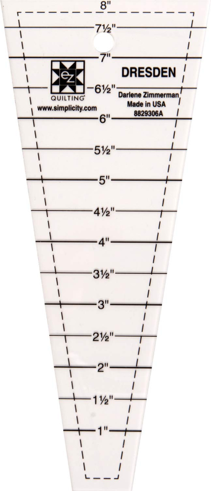EZ Dresden Ruler - Sew Much Moore