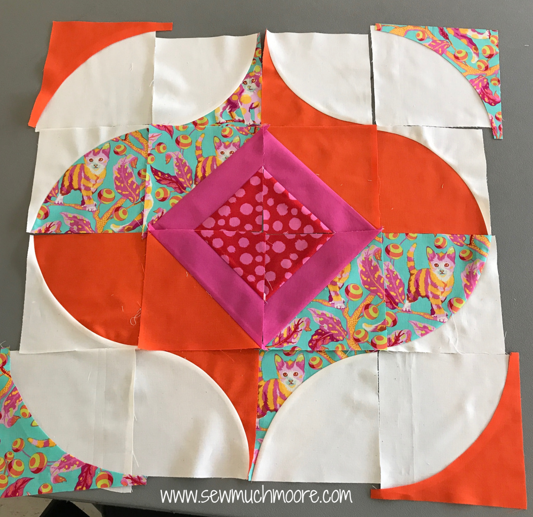 Sewing Curves is fun and easy!  Make a Moroccan Vibe Quilt with your Sew Kind of Wonderful Quick Curve Ruler!  Let me show you how!#ForBeginners #easy #QCR #Curvit #HowTo #quilt #Quilts #Quilting #ideas #modern #ToMake #Designs #Simple #Tutorial #project #Contemporary #Handmade #Moroccan #Ideas #DIY #Fabric #SewMuchMoore #SewMuchMooreInStore