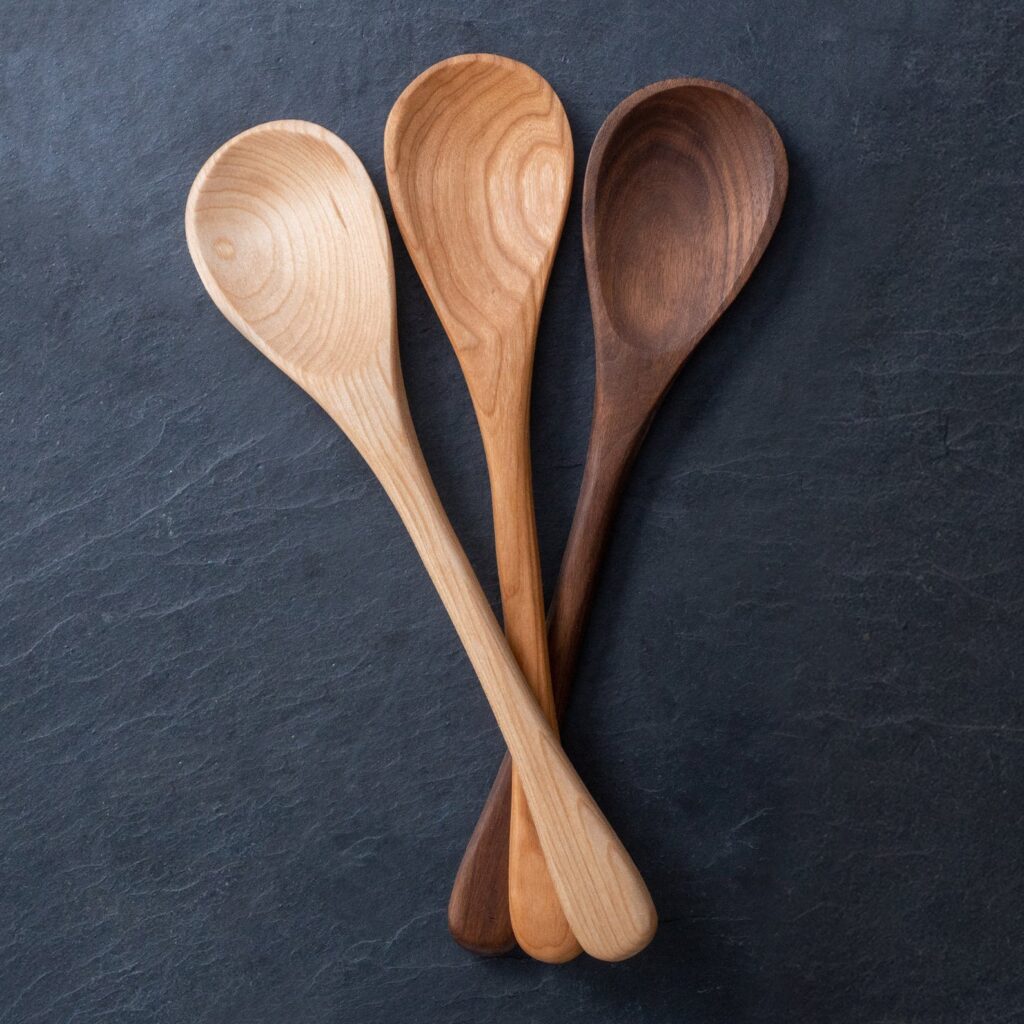 Handmade Mother's Day - Wooden Spoon 12" - Pick your color