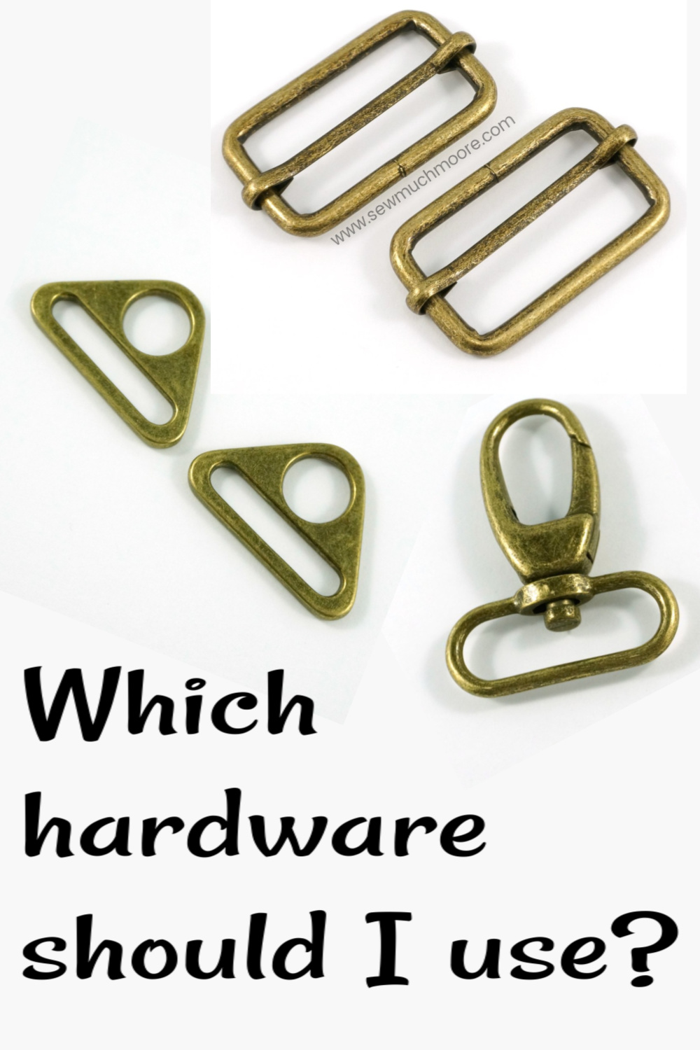 Adjustable Bag Strap Hardware - Sew Much Moore