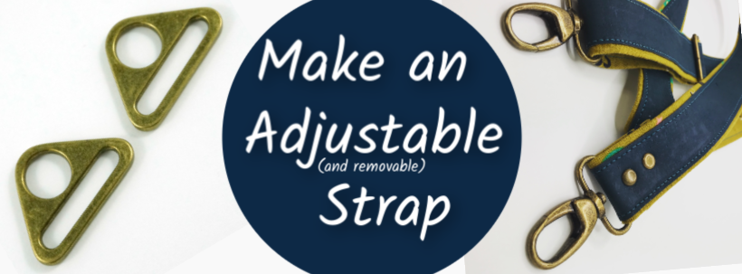 At home with Mrs H: How to make an adjustable purse strap with two clip  ends