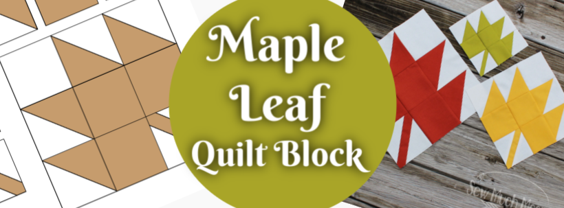 Maple Leaf Quilt Block