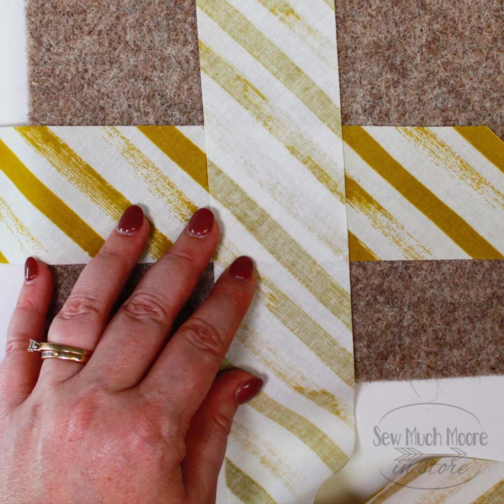 Learn how to match binding stripes and watch the video tutorial too!