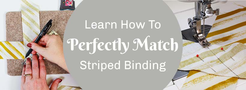 Making Striped Binding for Quilts