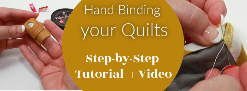 Hand Binding a Quilt