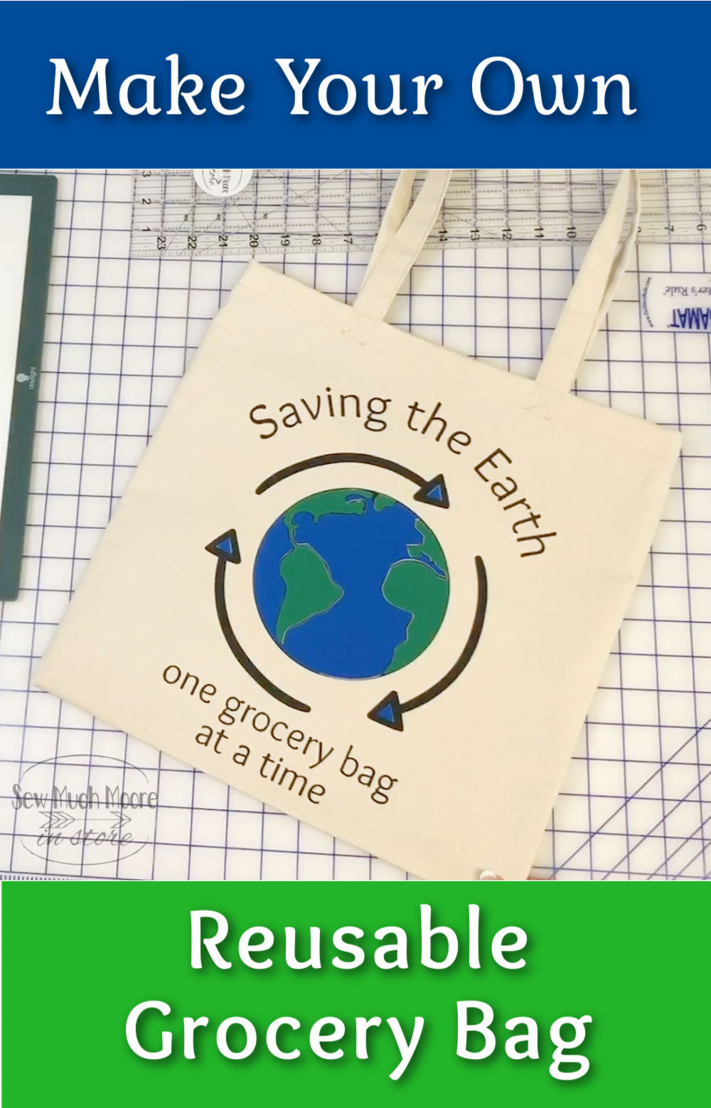 Make a Reusable Grocery Bag Sew Much Moore