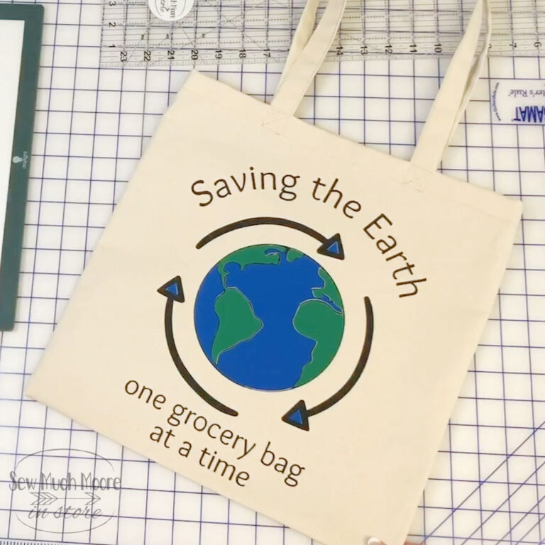 Save the Earth Tote - reusable grocery bag