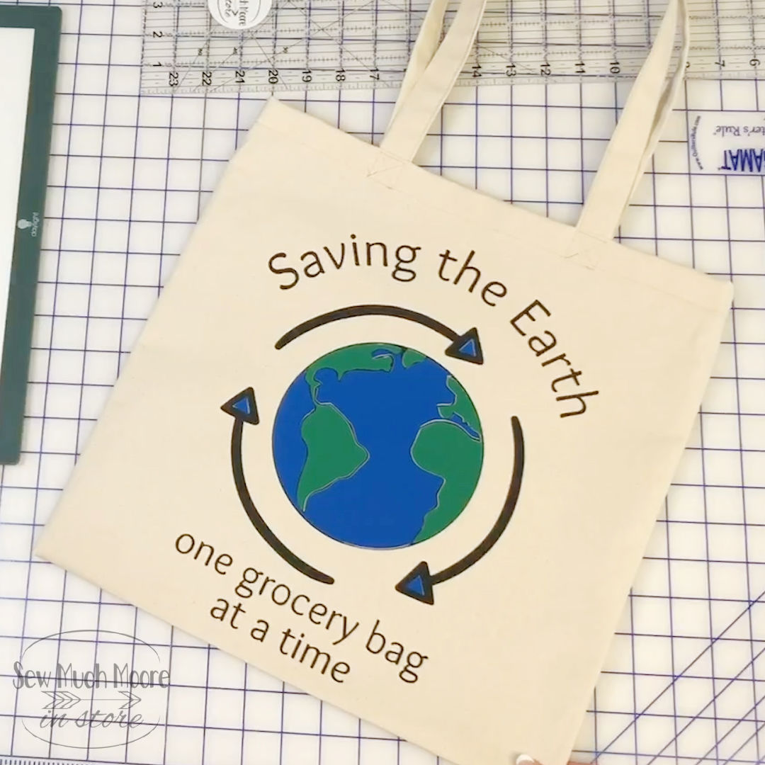 Save the Earth Tote - reusable grocery bag