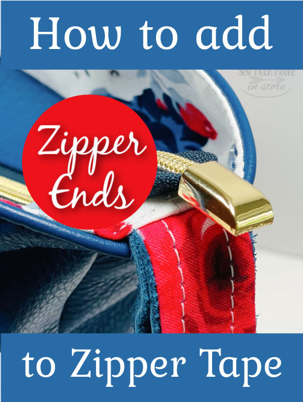 How to Add a Zipper End Sew Much Moore