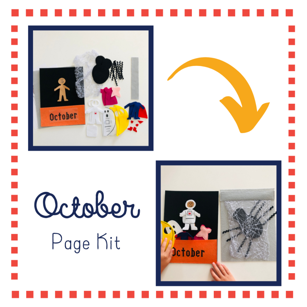 October Quiet Book Page Kit