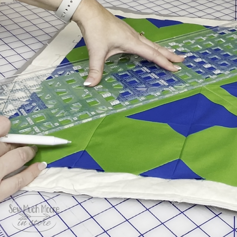 prepare for quilting with a walking foot