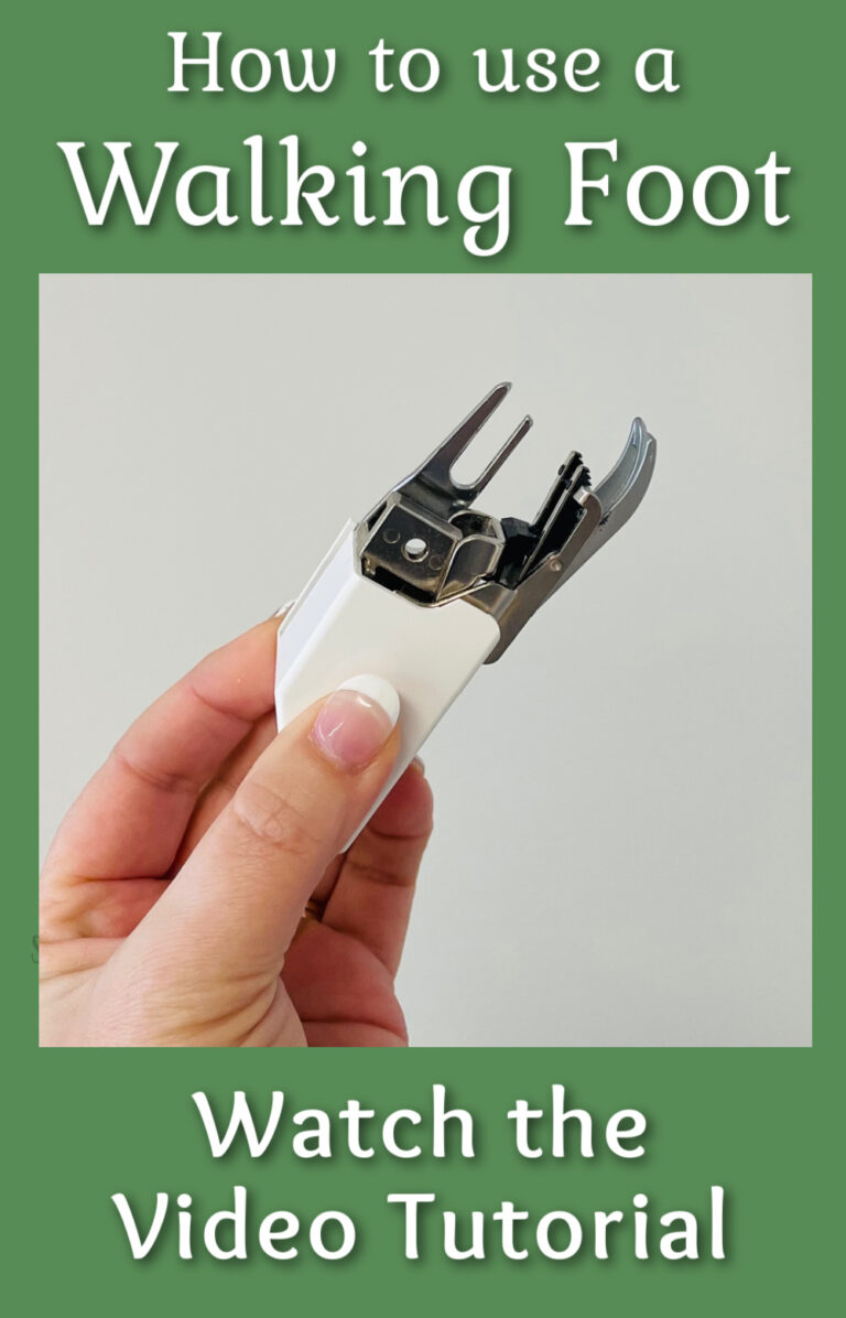 How to use a Walking Foot Sew Much Moore