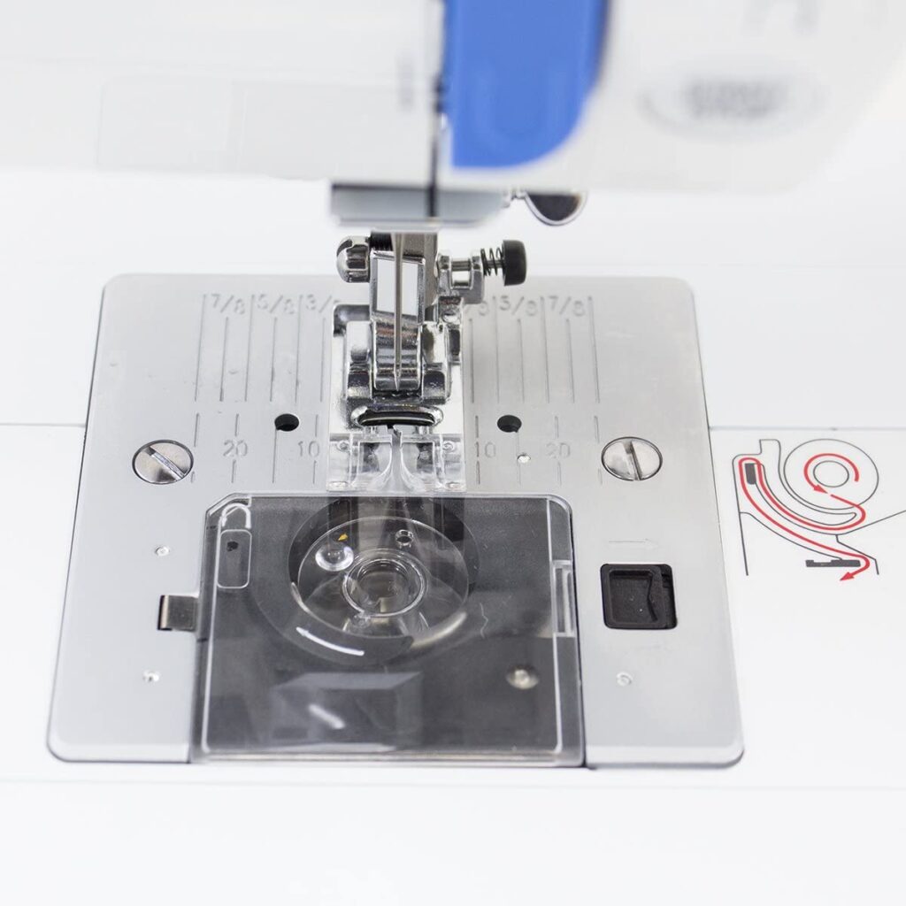 Travel sewing machine - bobbin
