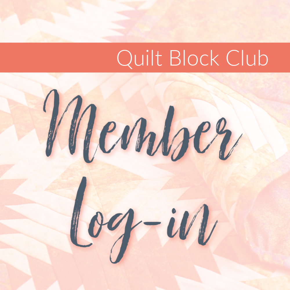 Quilt Block Club Member Login