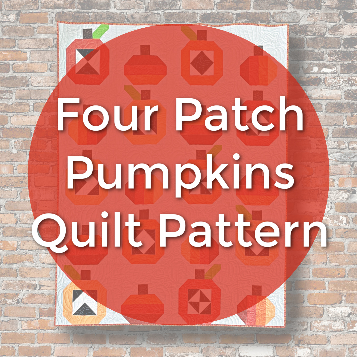 Four Patch Pumpkins Pattern