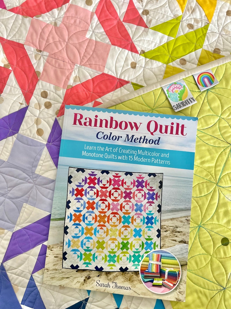 Rainbow Quilt Color Method by Sarah Thomas
