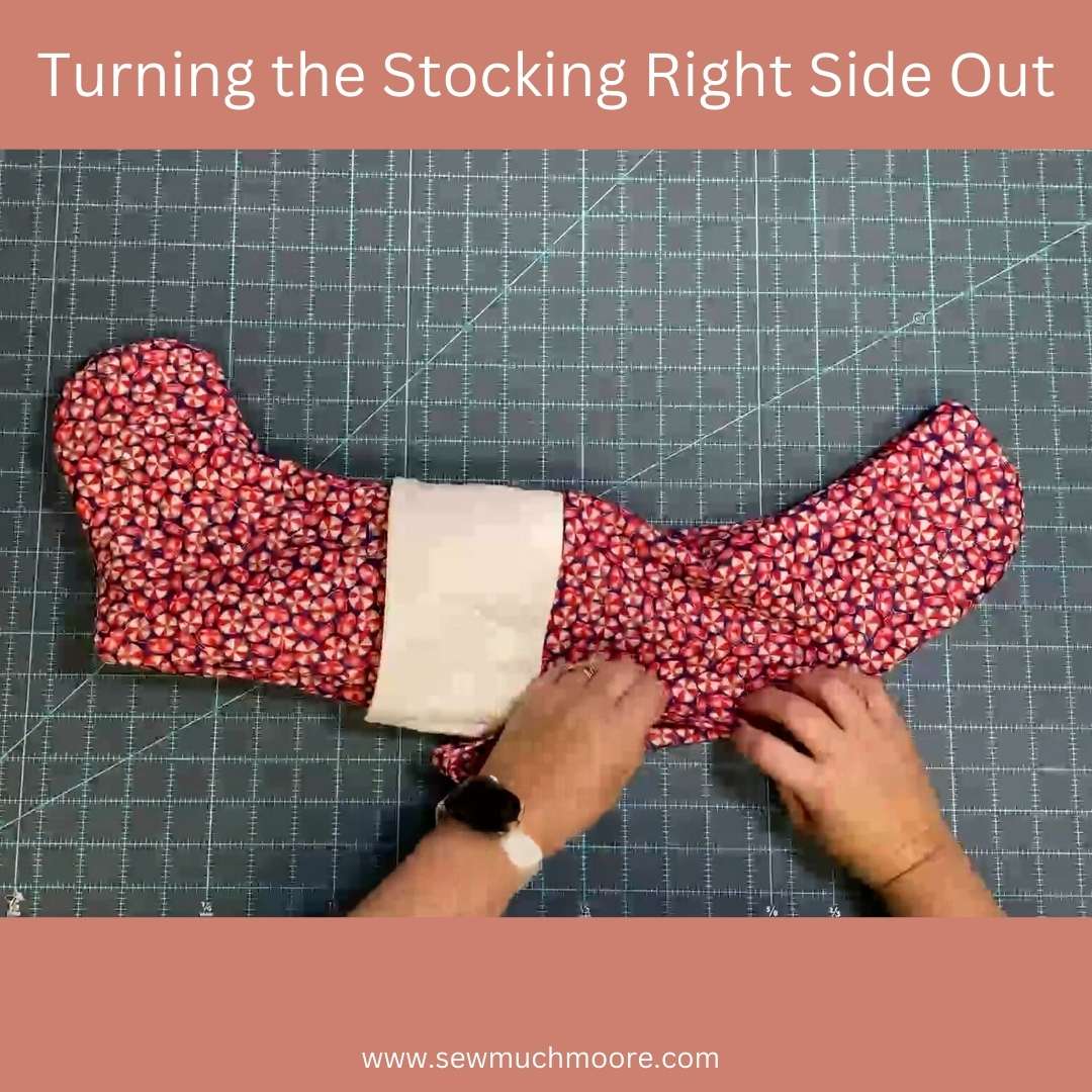 How to Make a Christmas Stocking with AccuQuilt - Sew Much Moore