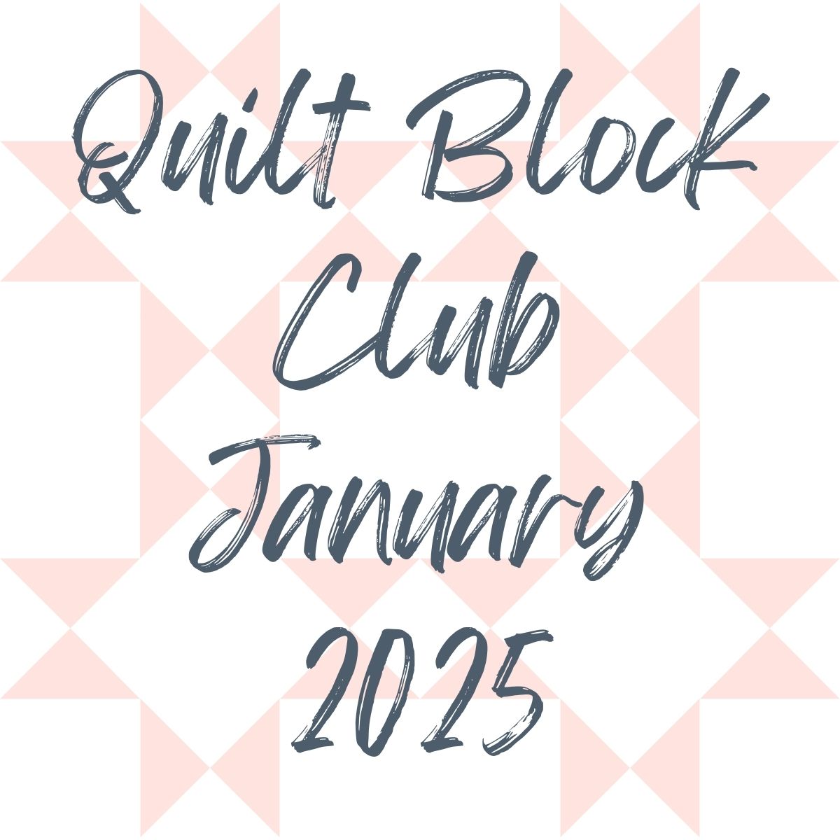 January 2025 Quilt Block Club Recap