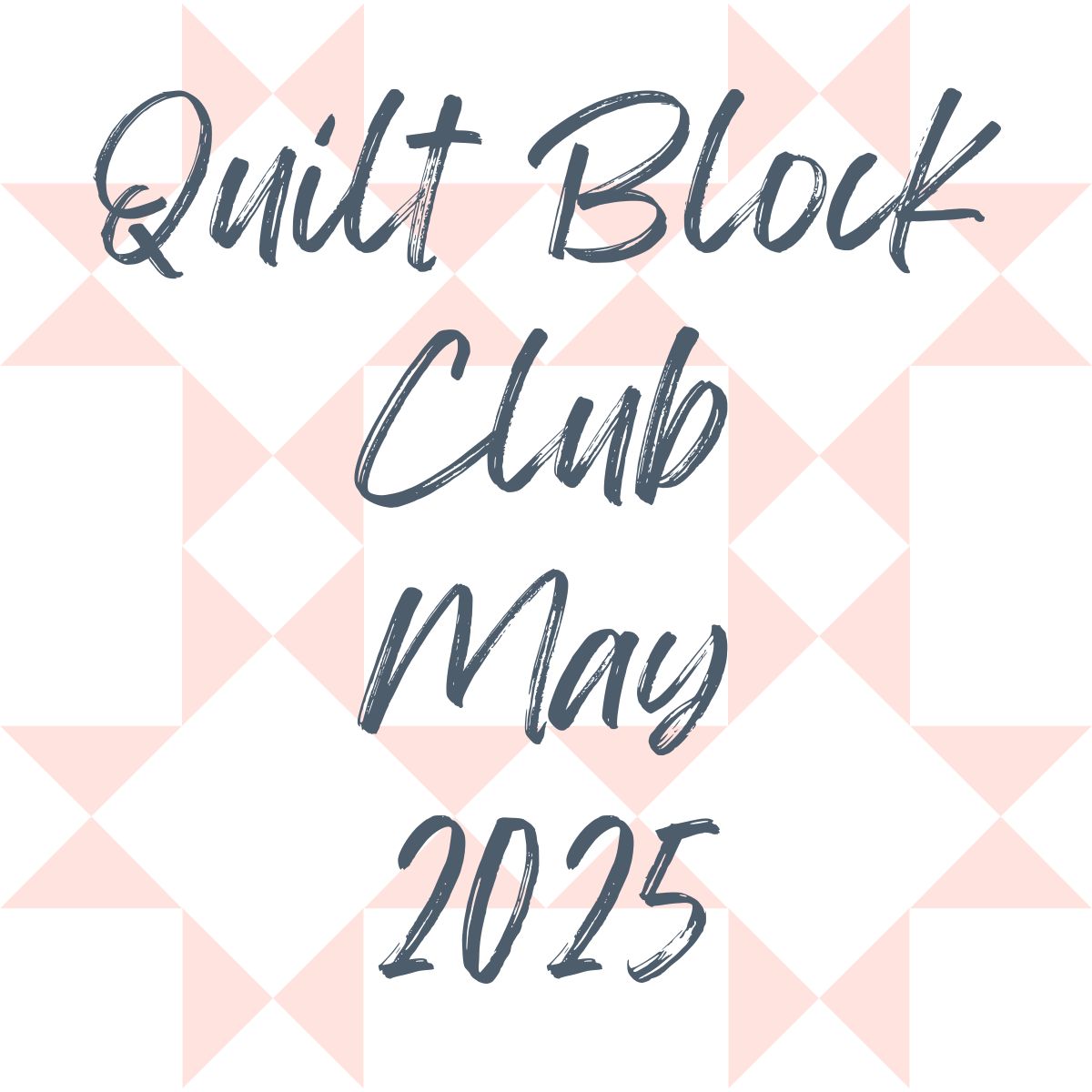 May 2025 Quilt Block Club Recap