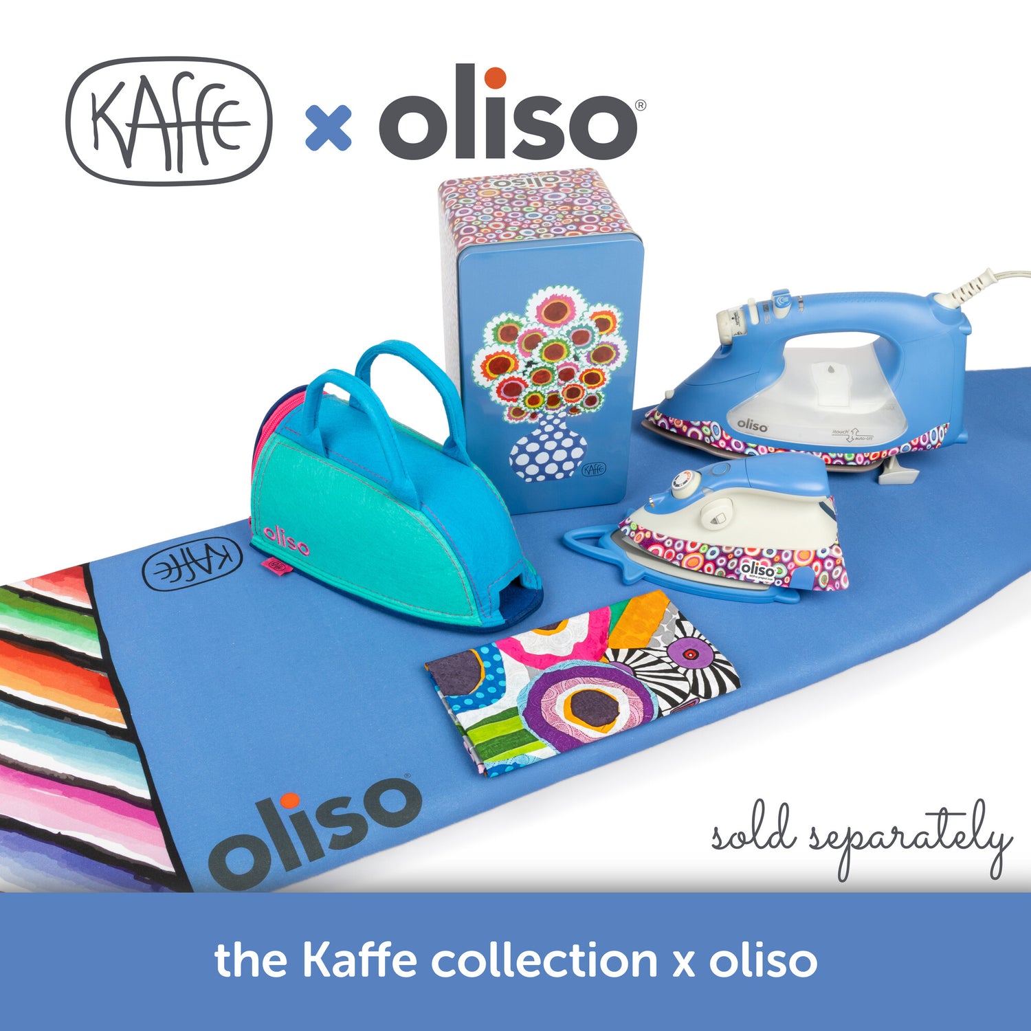 Kaffe Fassett + Oliso: A Colorful Collaboration for the Modern Quilter
