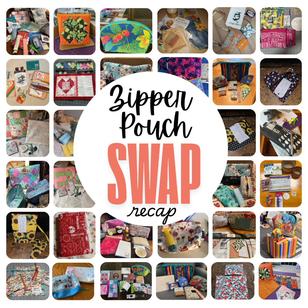 Zipper Pouch Swap Recap