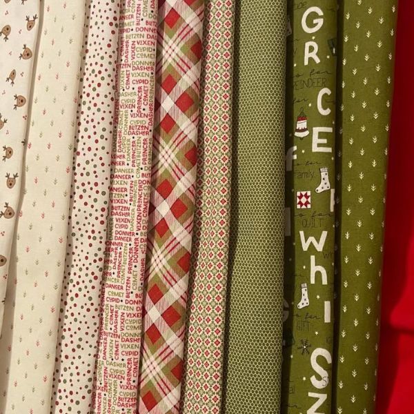 Twinkle Twinkle Tannenbaum fabric pull