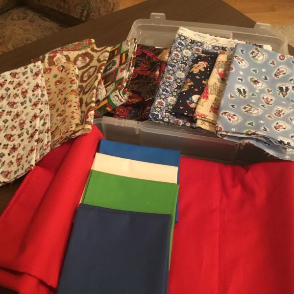 Twinkle Twinkle Tannenbaum fabric pull