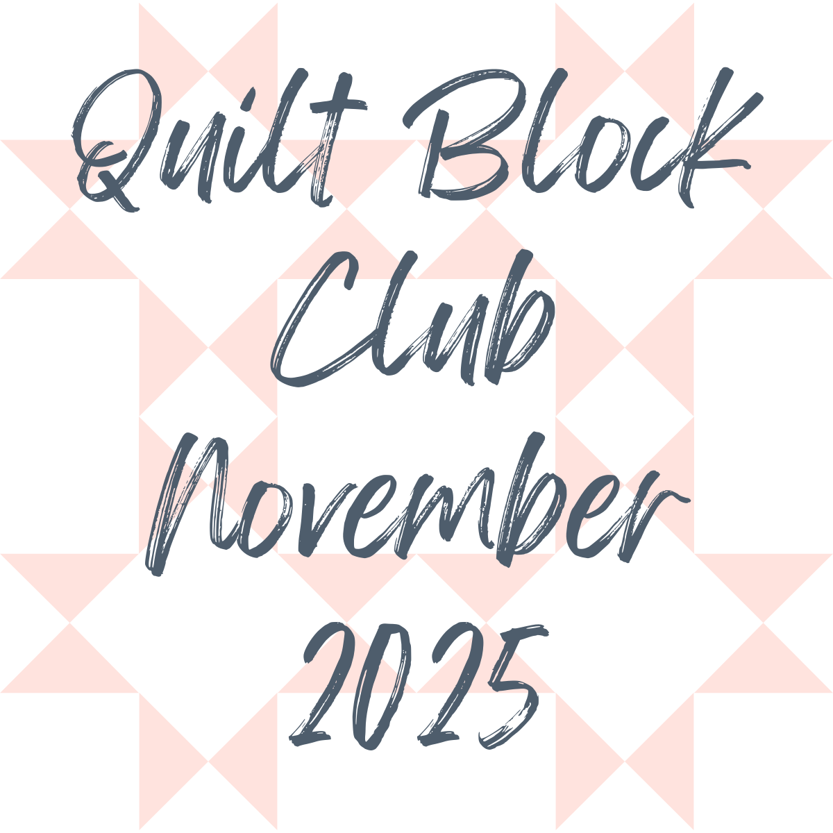 November 2025 Quilt Block Club Recap