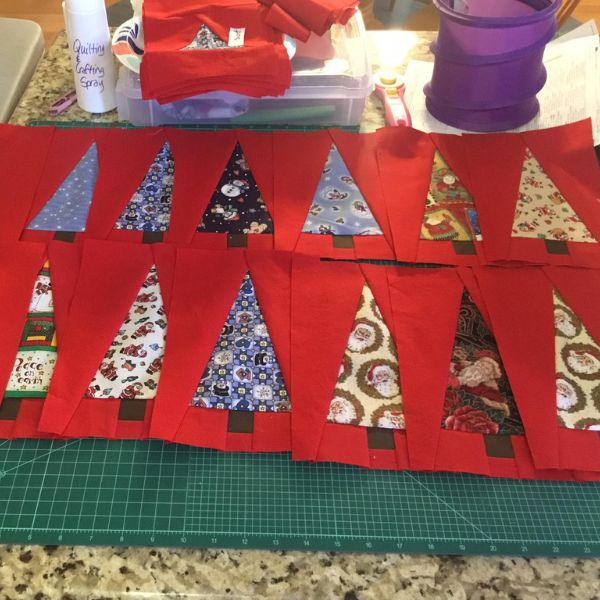 Twinkle Twinkle Tannenbaum Tall trees pattern