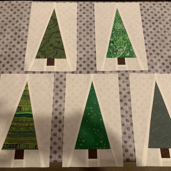 Twinkle Twinkle Tannenbaum Tall trees pattern