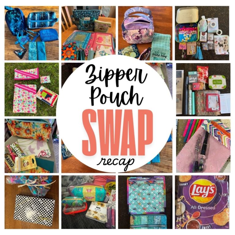 Zipper Pouch Swap Recap